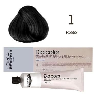 Imagem de Tonalizante Dia Color 1 Preto L'Oréal Professionnel - L'oreal Professi