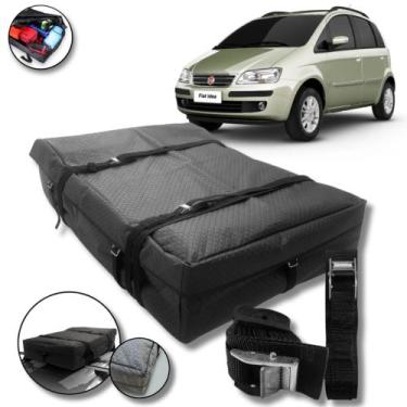 Imagem de Bolsa Maleiro Teto Impermeável + Cinta 175l Fiat Idea Todos - BR18