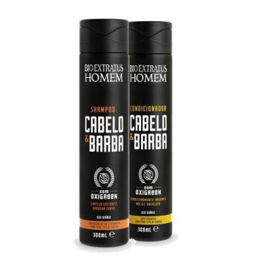 Imagem de Bio Extratus Homem Kit Cabelo e Barba Shampoo e Condicionador 300ml