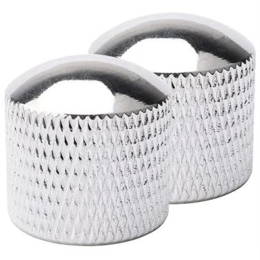 Imagem de Kit 2 Knob Pressão Cromado P/ Guitarra ContraBaixo Strinberg - Custom 