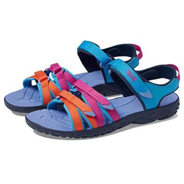 Imagem de Teva Sandália infantil Y Tirra, Multi rosa azul, 4 Big Kid
