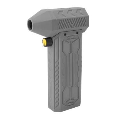 Imagem de Ventilador Seco a Jato, Espanador Elétrico, Controle de Velocidade Contínua de 130.000 RPM, Recarregável por USB para Camping (Cinza)