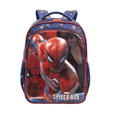 Imagem de Mochila Escolar Homem Aranha 3D 16" 13372 - Infantil-Feminino