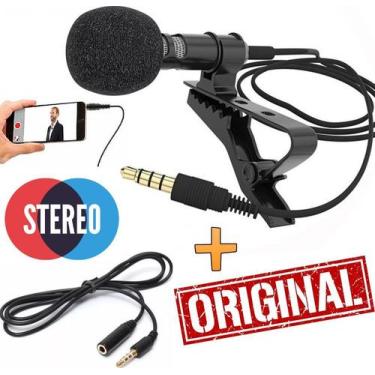 Imagem de Microfone De Lapela Para Celular Smartphone Universal Para Gravar Víde