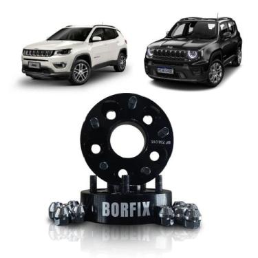 Imagem de Kit 2 Espaçadores De Rodas 32MM Compass Renegade - Borfix