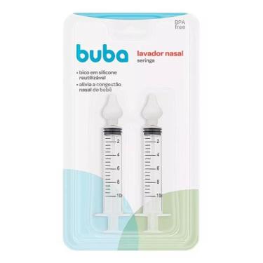 Imagem de Seringa Lavagem Nasal Para Bebê Com Bico De Silicone 2 Und - Buba
