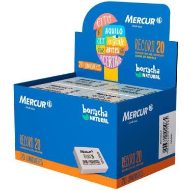 Imagem de Borracha mercur record 20 - caixa c/ 20 un.