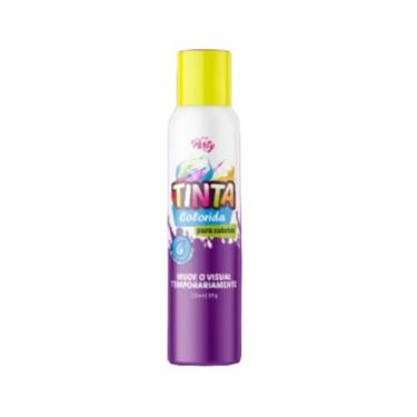 Imagem de Tinta Spray Para Cabelo Coloração Amarela - Mundial Prime - Muldial Pr