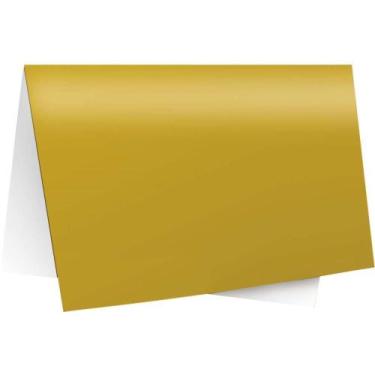 Imagem de Papel Laminado 45X59CM Lamicor OURO/AMARELO - Pacote com 40 - Cromus