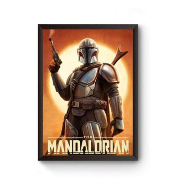 Imagem de Poster Com Moldura A3 The Mandalorian - Fanarte