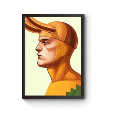 Imagem de Poster Moldurado Loki - Fanarte