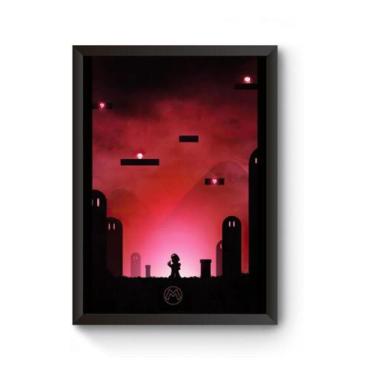 Imagem de Poster Moldurado Super Mario Quadro - Fanarte