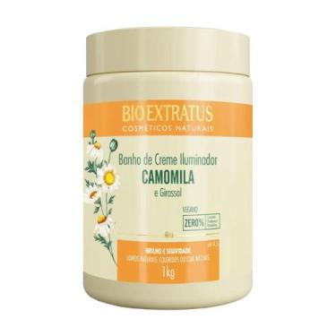 Imagem de Banho de creme Iluminador Camomila 1kg Bio Extratus - BIOEXTRATUS