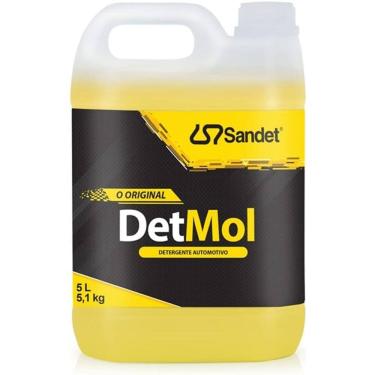 Imagem de Shampoo Det Mol Sandet 5lts Lava Moto Detergente Concentrado Limpeza Pesada Off Road