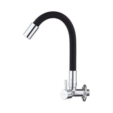 Imagem de Kit 3 Torneiras Cozinha Parede Gourmet Flexível Luxo - Civitt