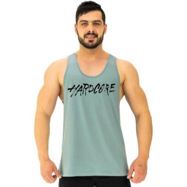 Imagem de Regata Menos Cavada Masculina MXD Conceito Hardcore, M, Azul claro
