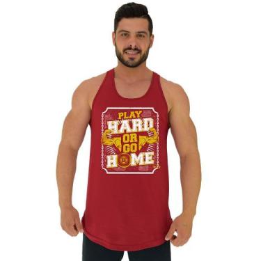 Imagem de Regata Longline Estampada Masculina MXD Conceito Play Hard, EG, Mascul