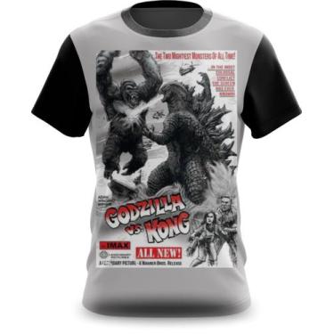 Imagem de Camiseta Camisa King Kong VS Godzilla 08 - Fabriqueta, G