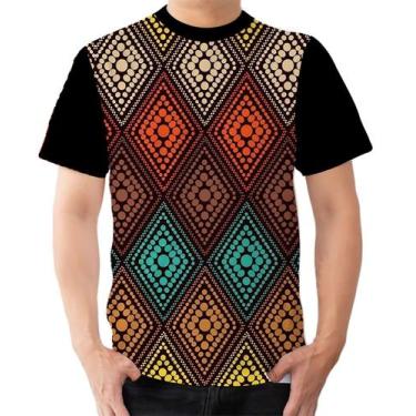 Imagem de Camiseta Camisa Ads  Estampa Africana Malha Africana Colorida 3 - Fabr