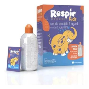 Imagem de Lavador Nasal Respir Kids 15 Sachês + 2 Sachês + 1 Frasco - União Quím