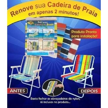 Imagem de Kit Com 2 Refil Para Cadeira De Praia - Fácil Troca - Sol