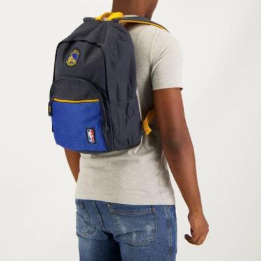 Imagem de Mochila NBA Golden State Warriors Legend Marinho - Sestini, Único