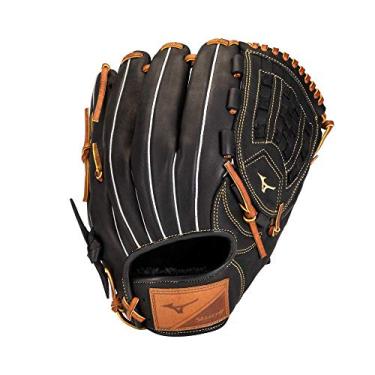 Imagem de Mizuno Luva de beisebol GSN1200 Select 9 Pitcher 30,5 cm, mão direita, preto