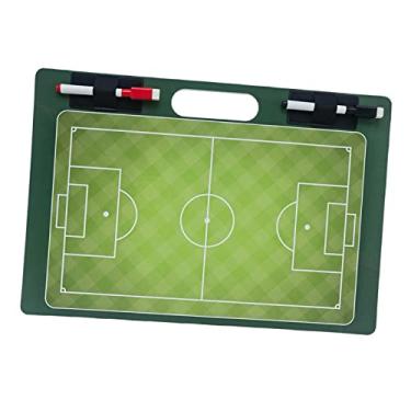 Imagem de Dynwave Caneta marcadora para placa de treinamento de futebol Portátil Layout profissional Notebook Placa marcadora para treinadores Prancheta de futebol para