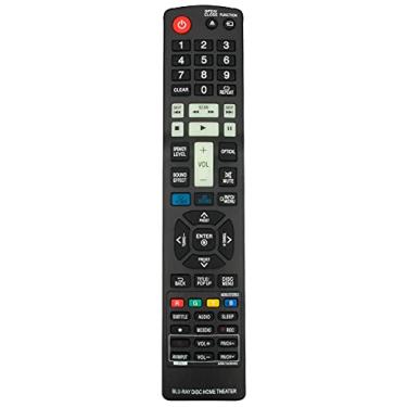 Imagem de AKB73635402 Ajuste remoto substituído para LG Cinema som 3D Blu-ray BH9630TW S93T2-FL S93T2-FR S93T2-S S93T2-W W3-2 S93T4-FL S93T4-FR S93T4-S BH9630WY Home Theater