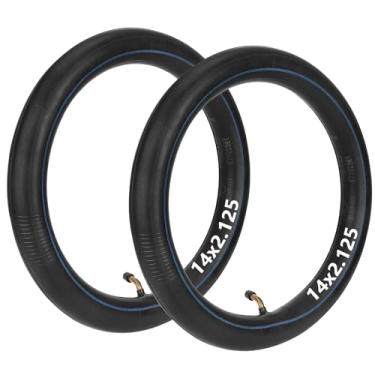 Imagem de MGDC Câmaras de Ar de Bicicleta de Alta Resistência 14X2.125 Compatíveis com Scooters Elétricas Jetson E Gotrax, Pacote com 2 Câmaras de Ar de Bicicleta de Substituição de 14" com Haste de Válvula Dob
