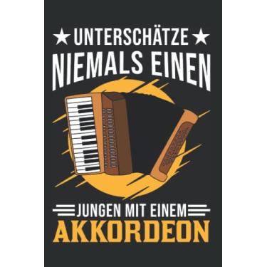 Imagem de Akkordeon Tagesplaner: Akkordeon Junge Ziehharmonika Akkordeonist/Kalender 2022 / Wochenplaner Tagesplaner Planer/Planungsbuch To-Do-Liste / 6x9 Zoll / 100 ausfüllbare Seiten