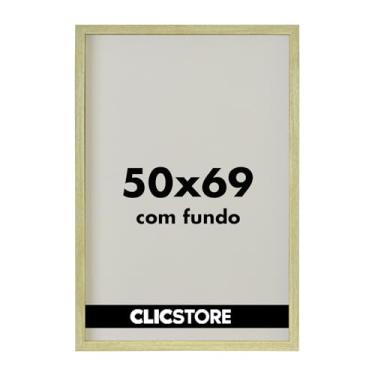 Imagem de Moldura para Quebra Cabeça Grow Puzzle 1000 peças 50x69 cm sem Vidro Decoração Interiores Parede Sala Escritório Office (Carvalho)