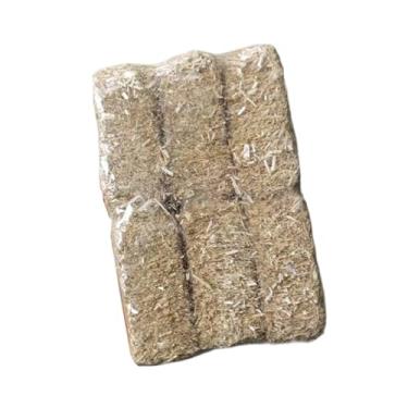 Imagem de MERIGLARE 6pcs mini fardos de feno em miniatura simulados fardos de feno em miniatura para quintal de fazenda