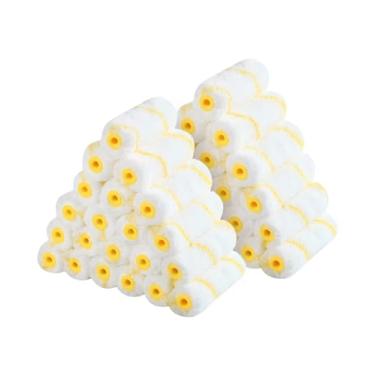 Imagem de Bates- Capas de rolo de tinta, capas de rolo de 10 cm, pacote com 24, capas para rolos de tinta, pequenos rolos de soneca, suprimentos de pintura de casa, capas para moldura de rolo e kit de rolo de