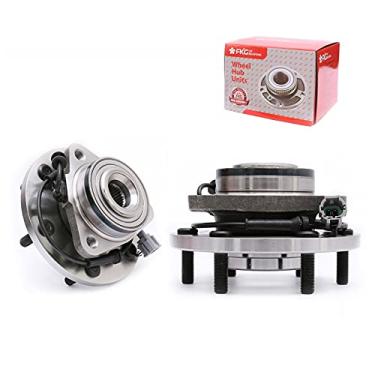 Imagem de FKG 515125 Conjunto de cubo de rolamento de roda dianteira adequado para 2008-2010 Infiniti QX56 4WD, 2008-2012 Nissan Armada 4WD/AWD, 2008-2012 Nissan Titan 4WD/AWD 6 Lugs W/ABS, conjunto de 2