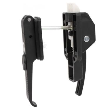 Imagem de Maçaneta Tela Porta de Entrada para Rv, Preto Fosco, Fechadura Aprimorada de Alta Resistência para Trailer, Barco e Iate