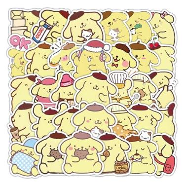 Imagem de Pacote de adesivos transparentes PET com 50 peças de pompom fofo para garrafas de água, copo para laptop, celular, guitarra, carro, bicicleta, presente para crianças/adolescentes JKT