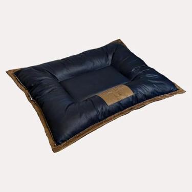 Imagem de Cama Pet Sofá Pequena 67x 49x 7cm 100% Impermeável Resistente! Azul Marinho ideal para pets pequenos.