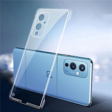 Imagem de Capa de telefone transparente fina sem moldura para OnePlus 11 10 9 8 ACE Pro 10T 8T 10R 9R 9RT Capa traseira transparente de plástico rígido, transparente, para OnePlus 9RT 5G