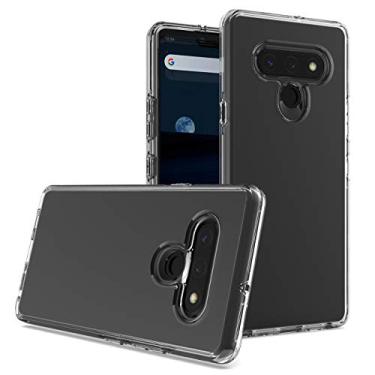Imagem de CELZEN – para LG Stylo 6 LM-Q730 (2020) – Capa de telefone transparente híbrida fina com imagem em relevo 2 em 1, AC2 - Clear