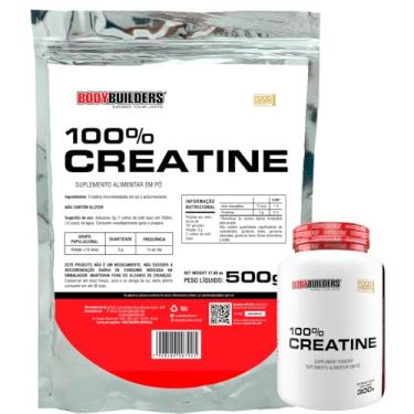 Imagem de Kit Creatina 100% 300g + Creatina 100% 500g - Bodybuilders