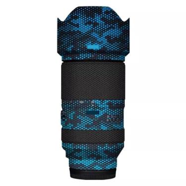 Imagem de Skin Lens Camera Skin Wrap Vinly Adesivo protetor para Tamron 70-180 mm F2.8 G2 A065 Acessórios de fotografia adequados para Sony Mount Camera 70-180 2.8 (Azul Mamba)