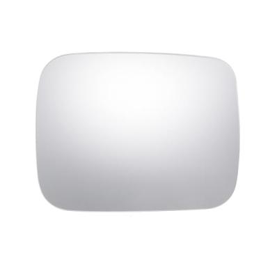 Imagem de X AUTOHAUX Substituição de vidro retrovisor do lado direito do passageiro do carro com placa de suporte vidro branco aquecido para JEEP Renegade 2014-2020