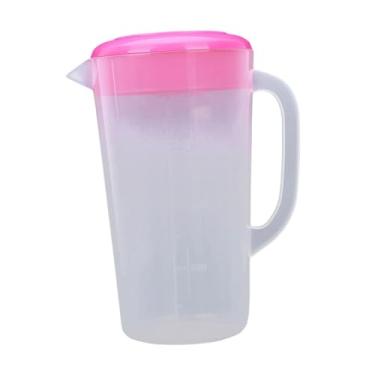 Imagem de Ｂｅｓｇａ Jarra de água com tampa de pingêndinha de chá gelado de grande capacidade Jug quente quente chaleira quente para geladeira limonada de bebida de chá