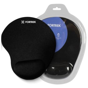 Imagem de Mouse Pad Ergonômico Fortrek ERG-102 Preto Gel 235 x 200mm