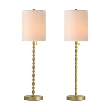 Imagem de Candeeiros de mesa Buffet BRASSLISM Elegant, conjunto de 2 bases de la