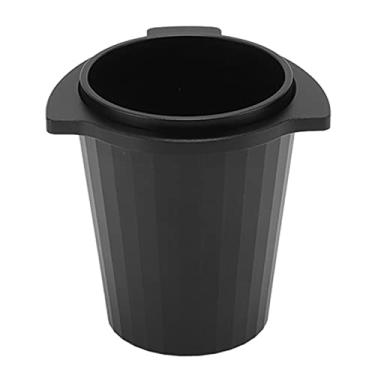 Imagem de GRCFUMO Copo doseador de grãos de café de 54 mm, copo doseador corporal de barril de grande capacidade, caneca doseadora portátil de liga de alumínio para máquina de fazer café