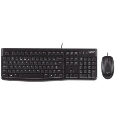 Imagem de Combo Teclado e Mousecom Fio  Logitech MK120 - 920-004429  Preto