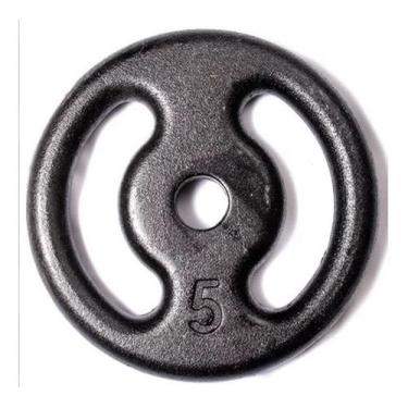 Imagem de Anilha Musculação de Ferro Pintada Musculação 5KGs - 1 Fit
