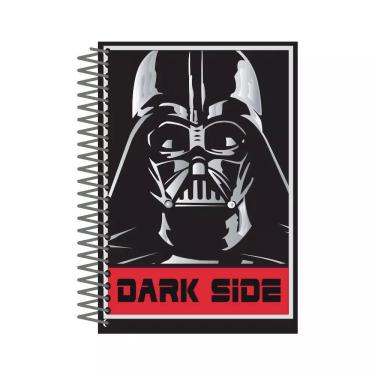 Imagem de Caderno Universitário Darth Vader Office Basics 1 Matéria 80 Folhas 20,5x28 cm